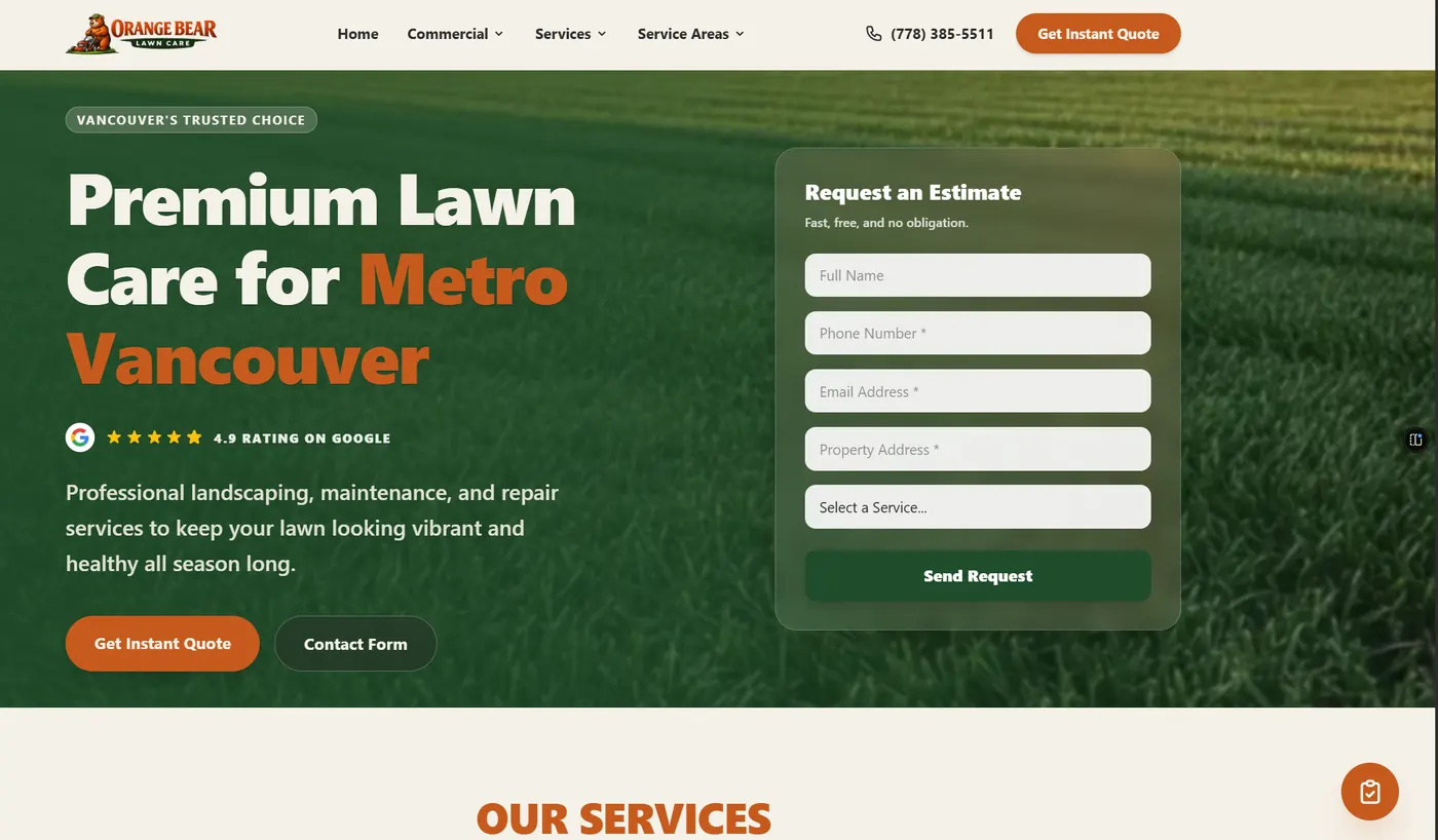 Orange Bear Lawn Care